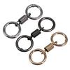 6 шт. Ретро Пружинный Двойной Кольцо Брелок Сплав Цинка Защита от Потери Эластичный Ключ
