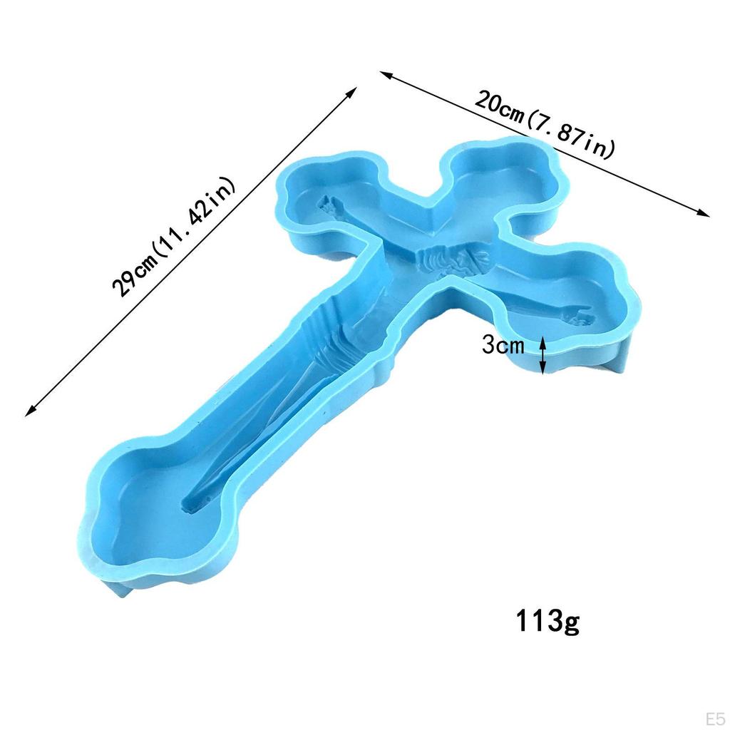 Крестовые смоляные формы, литейные формы, многоразовые подвесные силиконовые рождественские подарки