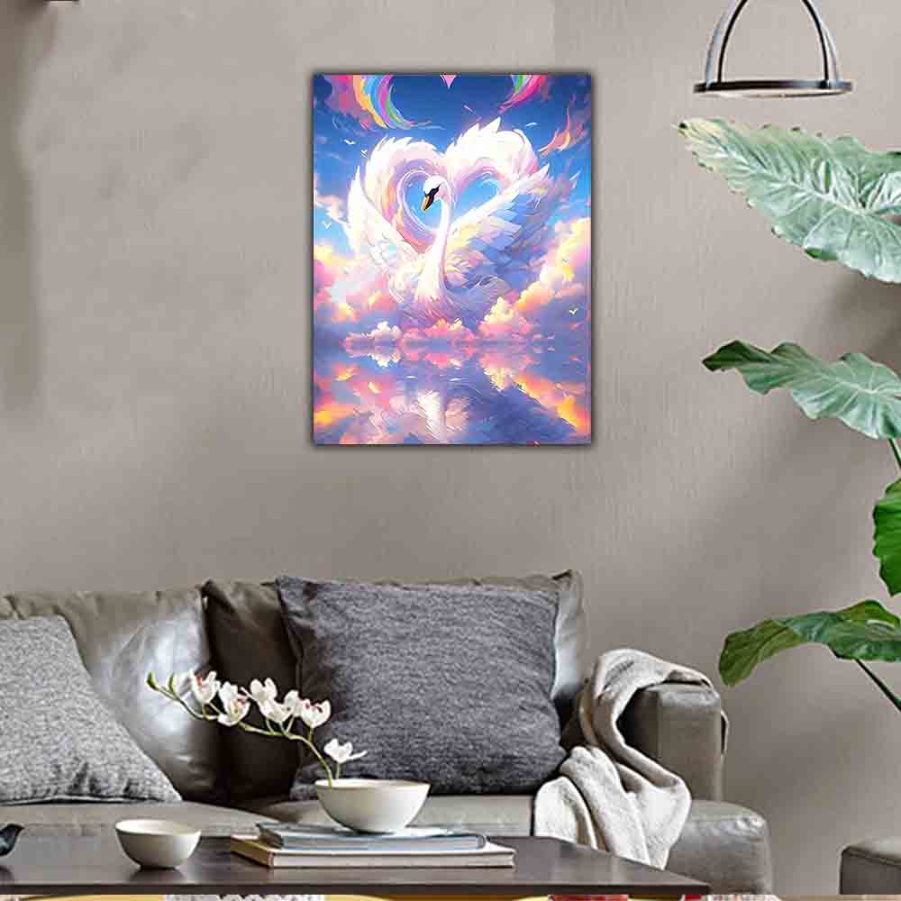 DIY полная круглая алмазная живопись вышивка крестиком 3D художественный стиль домашняя сцена животное декоративная алмазная живопись 5d алмазная живопись