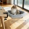 One-Click Folding Cat Desk Hammock Space-Saving Cat Perch Cat Desk Bed  Home Office Desk