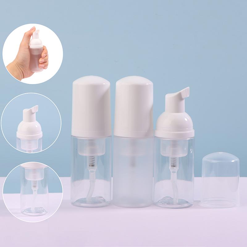 1Pc Small Foam Dispenser Plastic Pump Bottles Mini Empty Soap Refillable Bottle For Travel Cleaning Cosmetics Packaging 30Ml