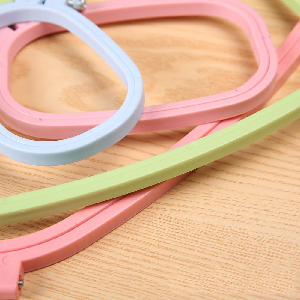 4PCS Embroidery Hoops ABS Skid Resistance Abrasion Proof Rectangular Stitch Hoop Set