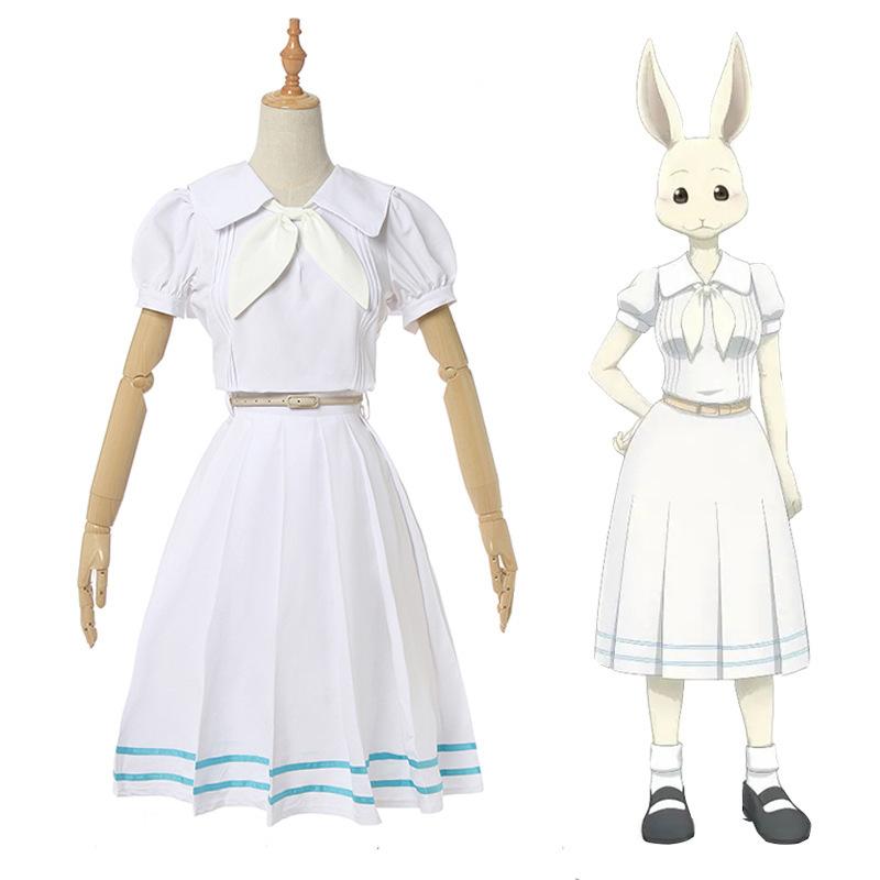 Аниме Cos BEASTARS Haru Rabbit с коротким рукавом и длинными рукавами, косплей, Хэллоуин, рождественские вечерние комплекты, униформа, костюмы, новинка