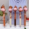Kawaii Capybara Cartoon Butt Gel Pens 0.5Mm Cute Funny Ballpoint Pen Stationery Press Pens Kids Toys Gift