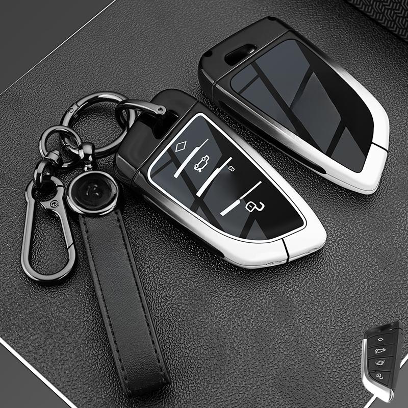 Чехол-держатель для карты-ключа автомобиля из цинкового сплава для Tesla Model 3 Model Y Modely для BMW I3 I5 IX3 IX1 X5 X6 Аксессуары