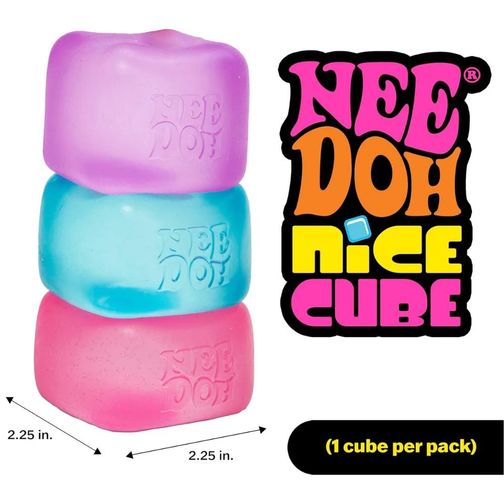 Needoh Nice Cube Сенсорный Снятие Стресса Множество Стилей Игрушка-Фиджет Для Тревоги и Концентрации Настольный Сенсорный Куб Для Взрослых Детей