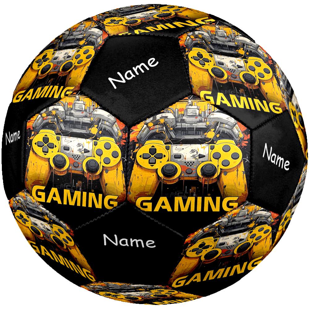 Custom Name Game Controller Theme Size 5 Soccer Ball, Suitable for Both Indoor and Outdoor Matches, a Gift Suitable for Everyone.