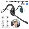 Handsfree Bluetooth Air Conduction Earphones With Noise Cancelling Boom Microphone Business Open Ear Headphone