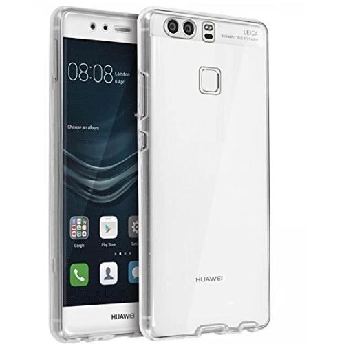 Coque Huawei P9 - Housse Etui Gel TPU Intégrale Transparent Protection Avant Arrière Silicone Souple Phonillico®