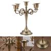 5 Arms Alloy Candle Holder European Style Candelabra Wedding Candlestick Home Decor Bronze