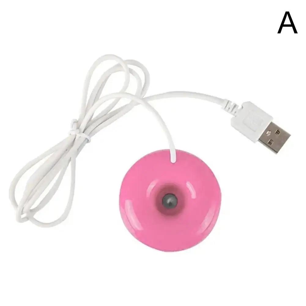Мини-пончик, отрицательный ионный увлажнитель воздуха, USB, круглый бытовой очиститель воздуха для домашнего офиса, настольный пончик, паровой диффузор, мини-распылитель