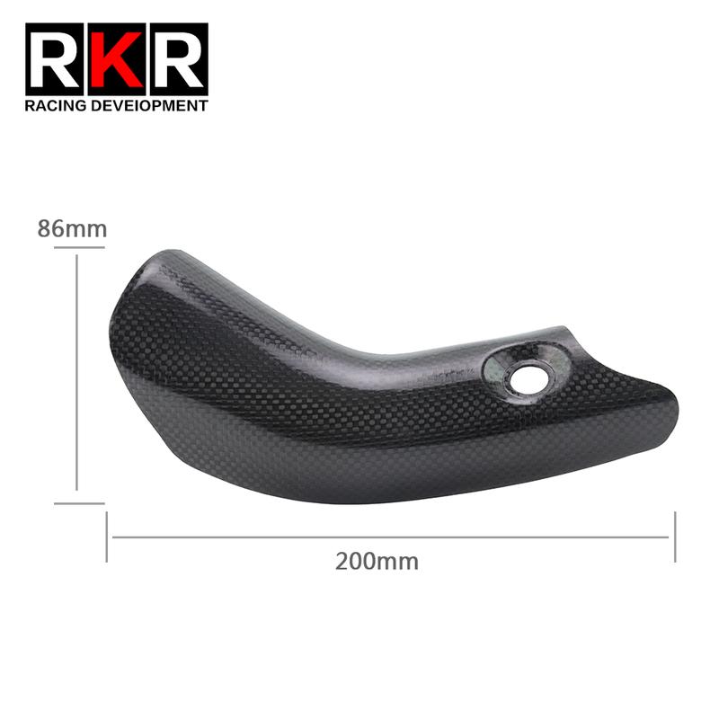 Motorcycle Original Exhaust System Middle Carbon Fiber Protector Heat Shield Cover Guard Fit For Honda X-ADV 750 Adv750 XADV750