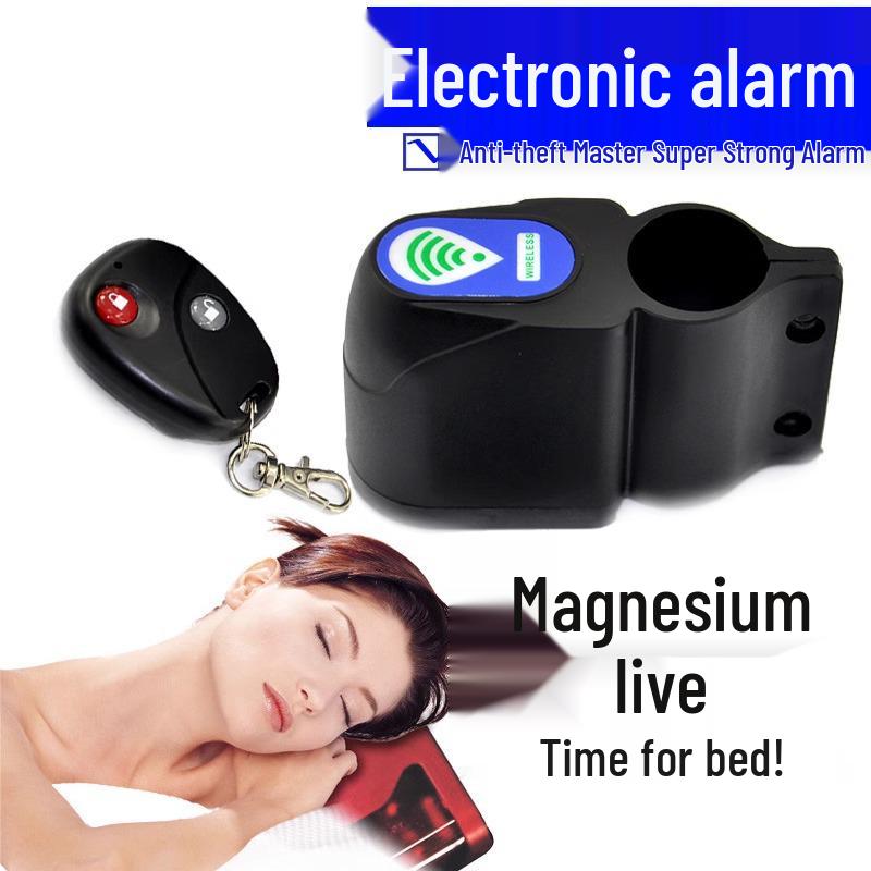 Умная ABS Велосипедная Противоугонная Сигнализация с Беспроводным Вибрационным Датчиком и Пультом Дистанционного Управления