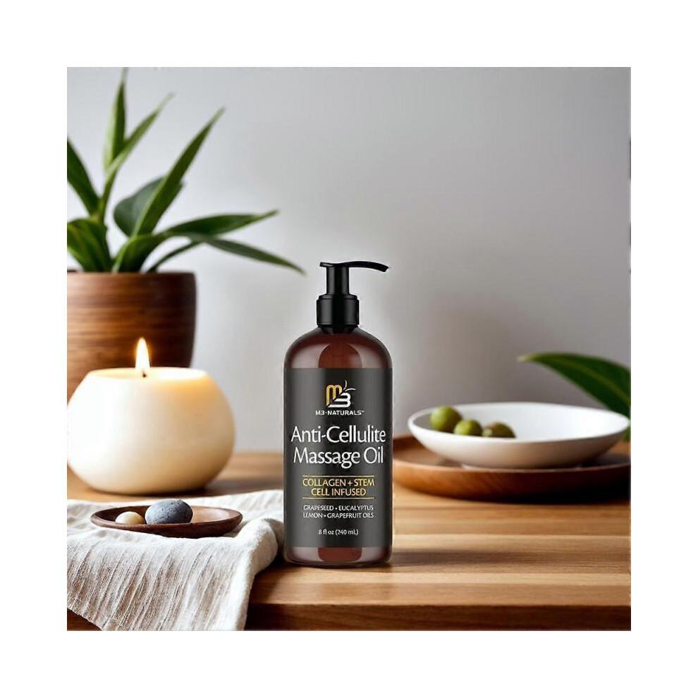 Nourishing 240g Plant-Based Body Massage Oil for Dry Sensitive Skin Firming and Hydrating