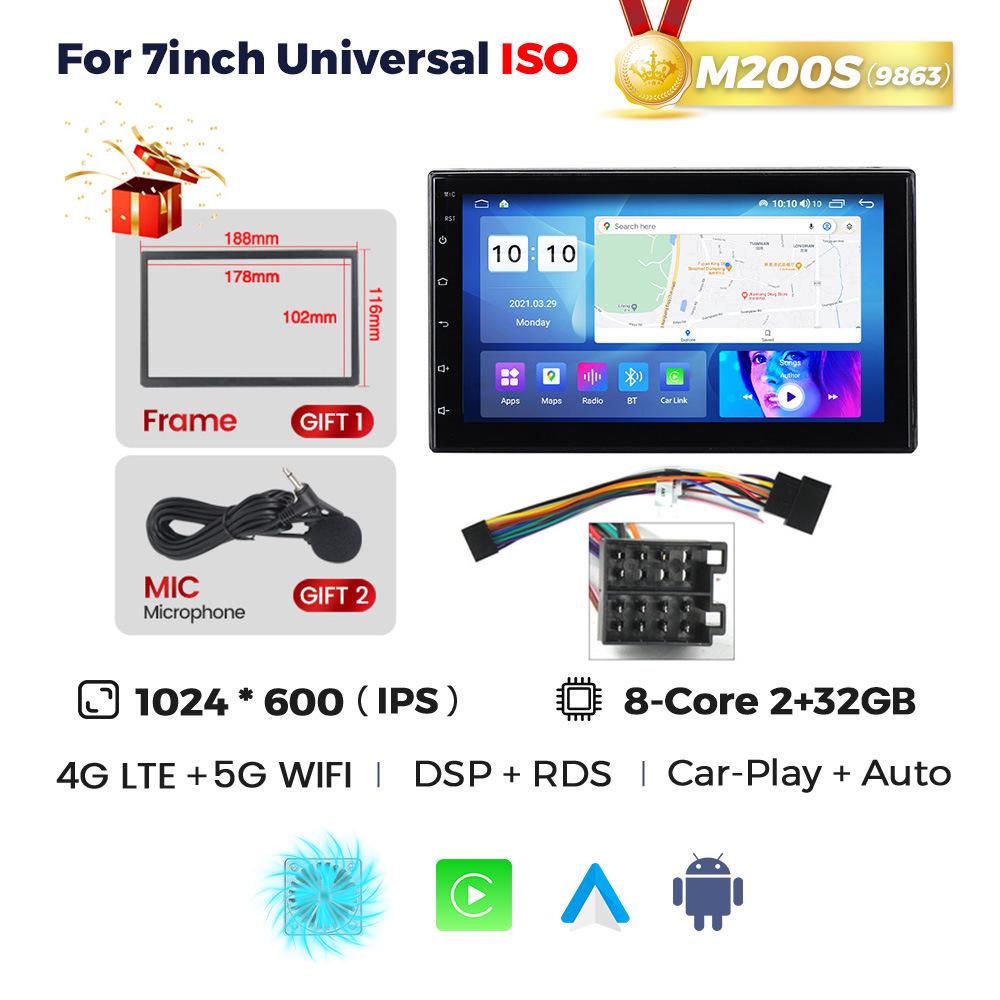 Fangyitong 7862 Car Android Navigator: Compatible with 7”, 9”, 10” Displays for Versatile Use