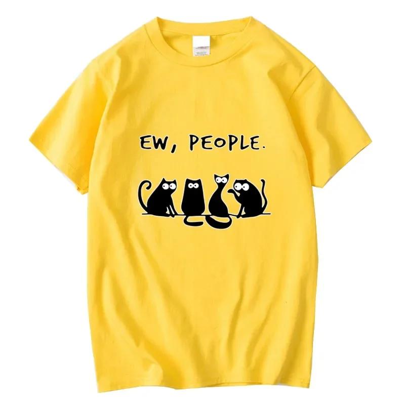 Mens Tshirt High Quality Cotton Blend Funny Cool Cat Printed Summer Casual Loose Cool T Shirt Oneck Male Tshirt Tops