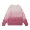 Unisex Oversized Knit Sweater Soft Faux Mink Cable Round Neck Winter Casual Top