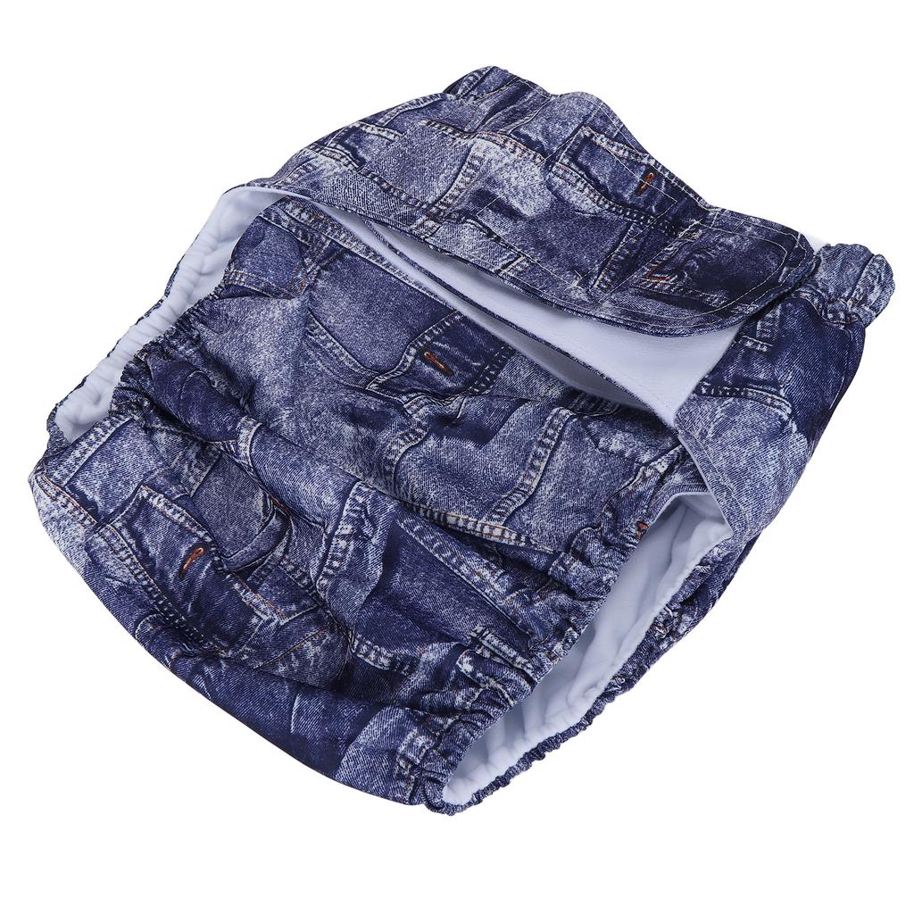 Многоразовые подгузники для взрослых из ткани, водонепроницаемые, для защиты пожилых людей от недержания мочи, с липучкой