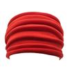 Solid Color Women Wide Sports Fold Hairband Yoga Non Slip Stretch Headband Elastic Running Turban Running Headwrap Hair Band