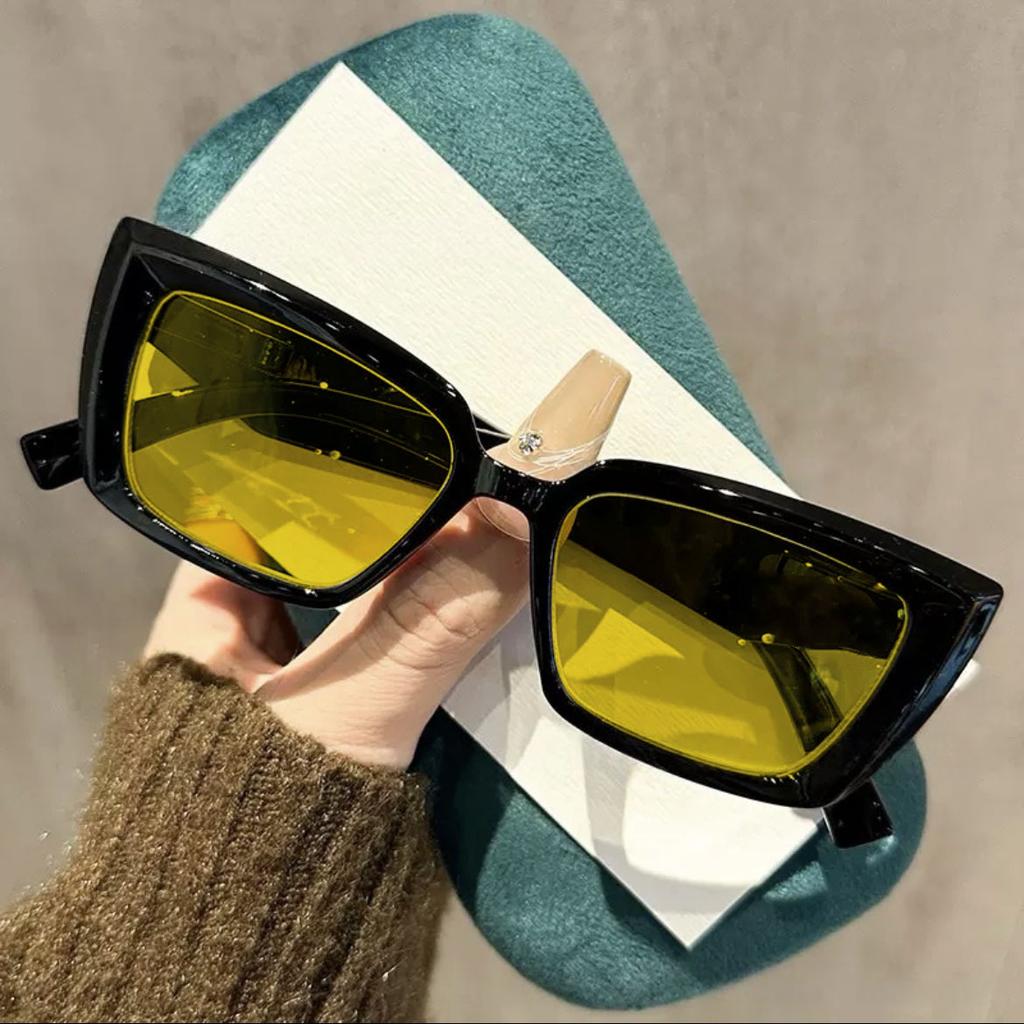 Новый дизайн Квадратная оправа Очки для чтения с ночным видением Тренды Женские Большая оправа Высококачественные Антибликовые Очки для дальнего видения