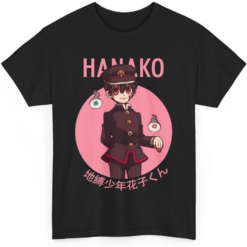 Футболка с коротким рукавом в стиле аниме Toilet Bound Hanako kun, повседневная, унисекс, размер M-9.