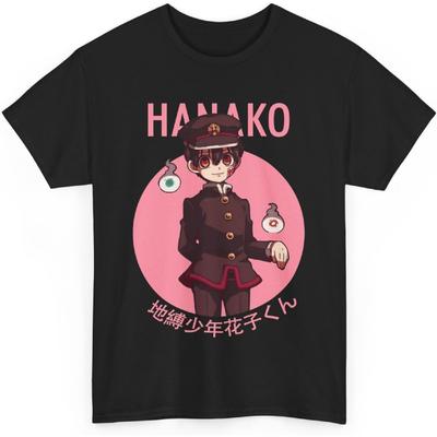 Футболка с коротким рукавом в стиле аниме Toilet Bound Hanako kun, повседневная, унисекс, размер M-9.