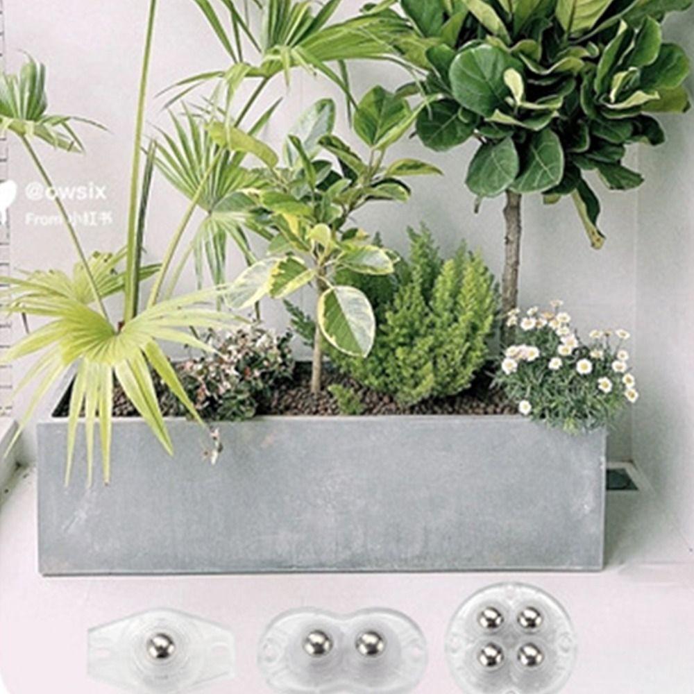 4pcs Moving Universal Wheel 360° Rotation Swivel Casters Mini Universal Pulley  Storage Box