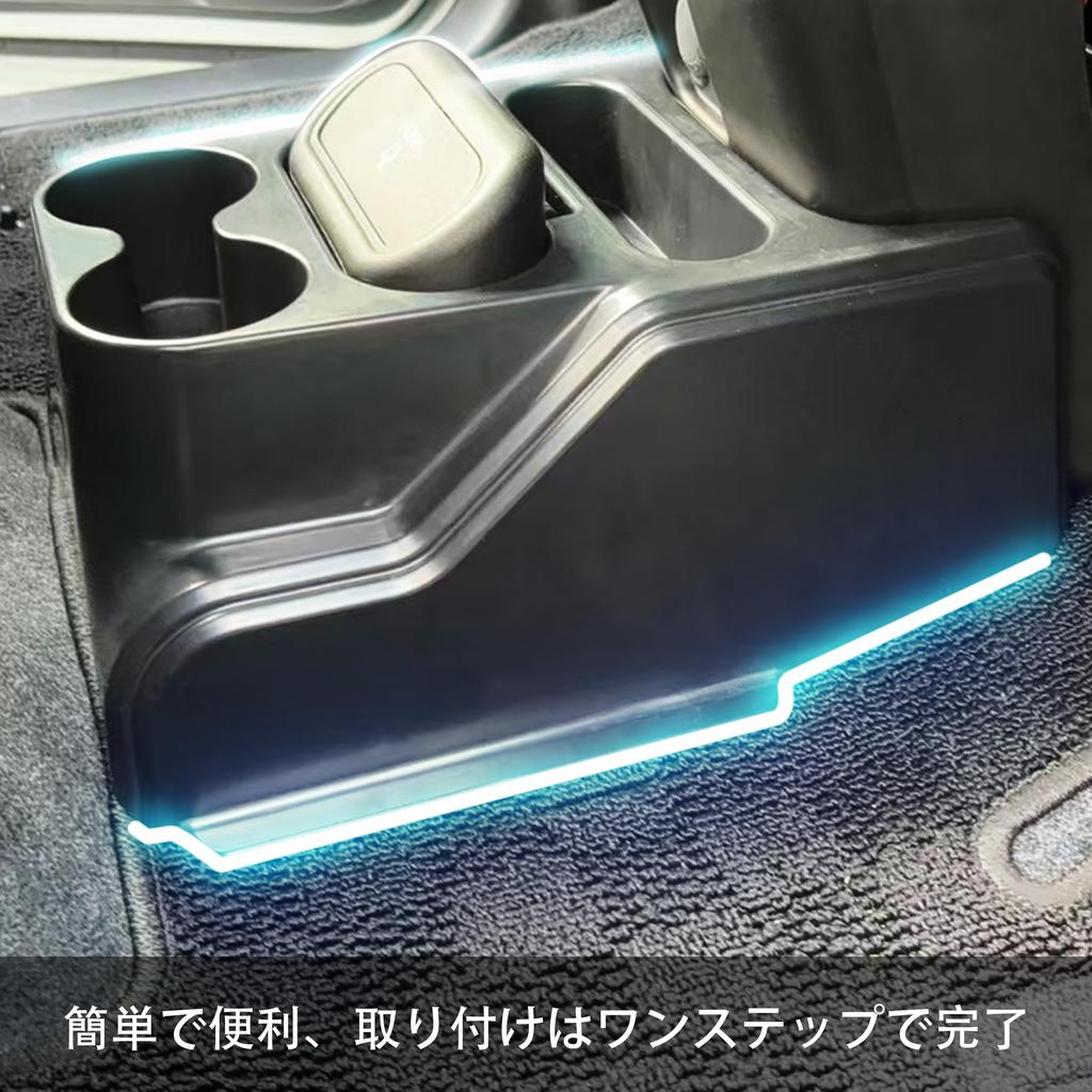 Oattun Spacia Аксессуар Консольный Бокс для Suzuki Custom Поколение Центральный Консольный Лоток для Хранения с Подстаканником Мелких Предметов и Мусорным Ведром Легкий Интерьер