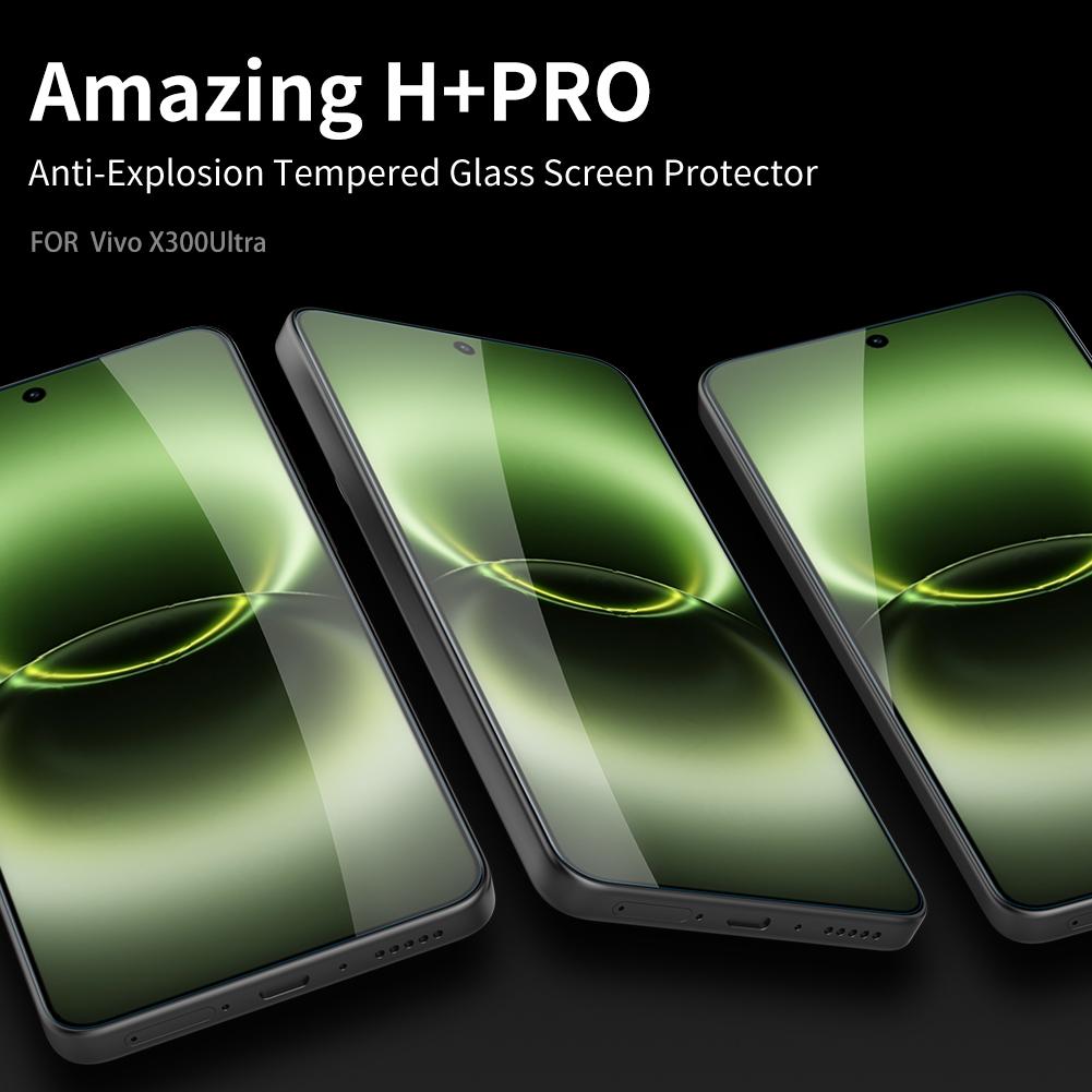 Nillkin для Vivo X300 Ultra 5G Закаленное Стекло Взрывозащищенное H+PRO 2.5D 9H 0.2мм Супертонкий Защитный Экран