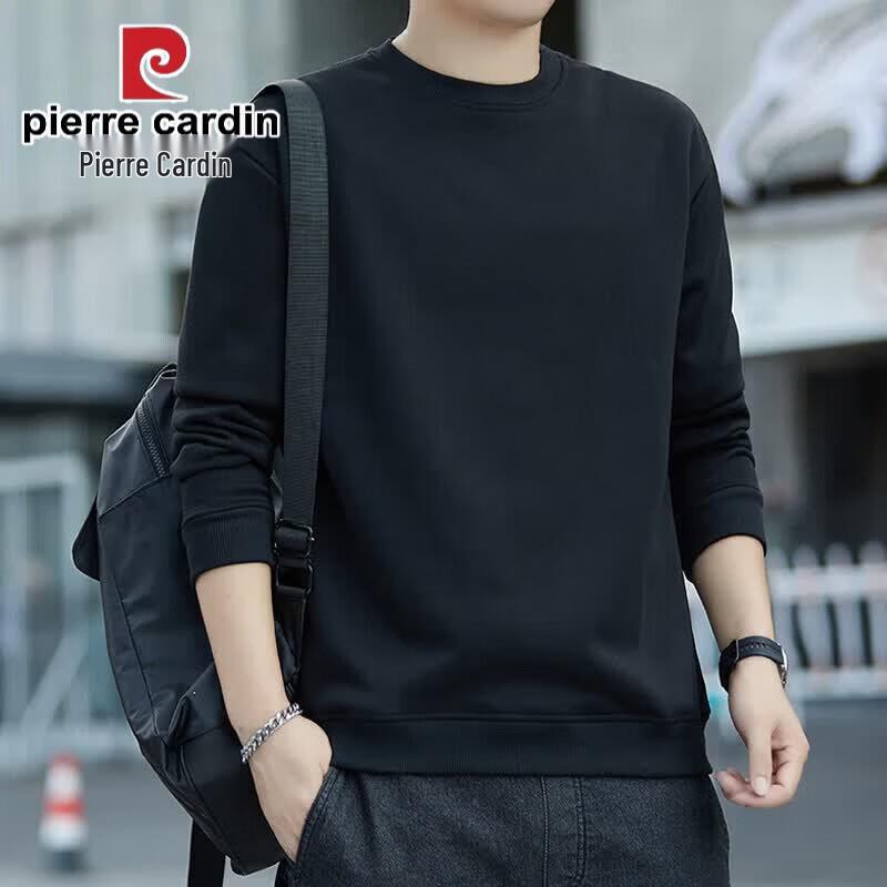 Pierre Cardin Мужской пуловер свободного кроя с круглым вырезом