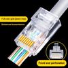 3PCS Cat6 8P8C RJ45 Modular Socket for CAT5 Cat6 LAN Network High Quality RJ45 Ethernet Cable Plugs Modular Adapter Connectors