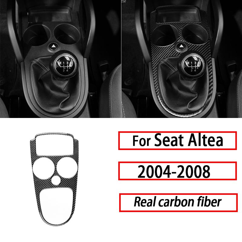 Для Seat Altea 2004-2008 Карбоновые Декоративные Наклейки на Центральную Консоль, Воздуховоды, Панель CD, Спидометр, Ручку Двери
