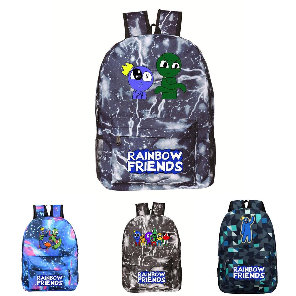 Рюкзак для студентов большой вместимости Roblox Rainbow Friends, сумка для книг