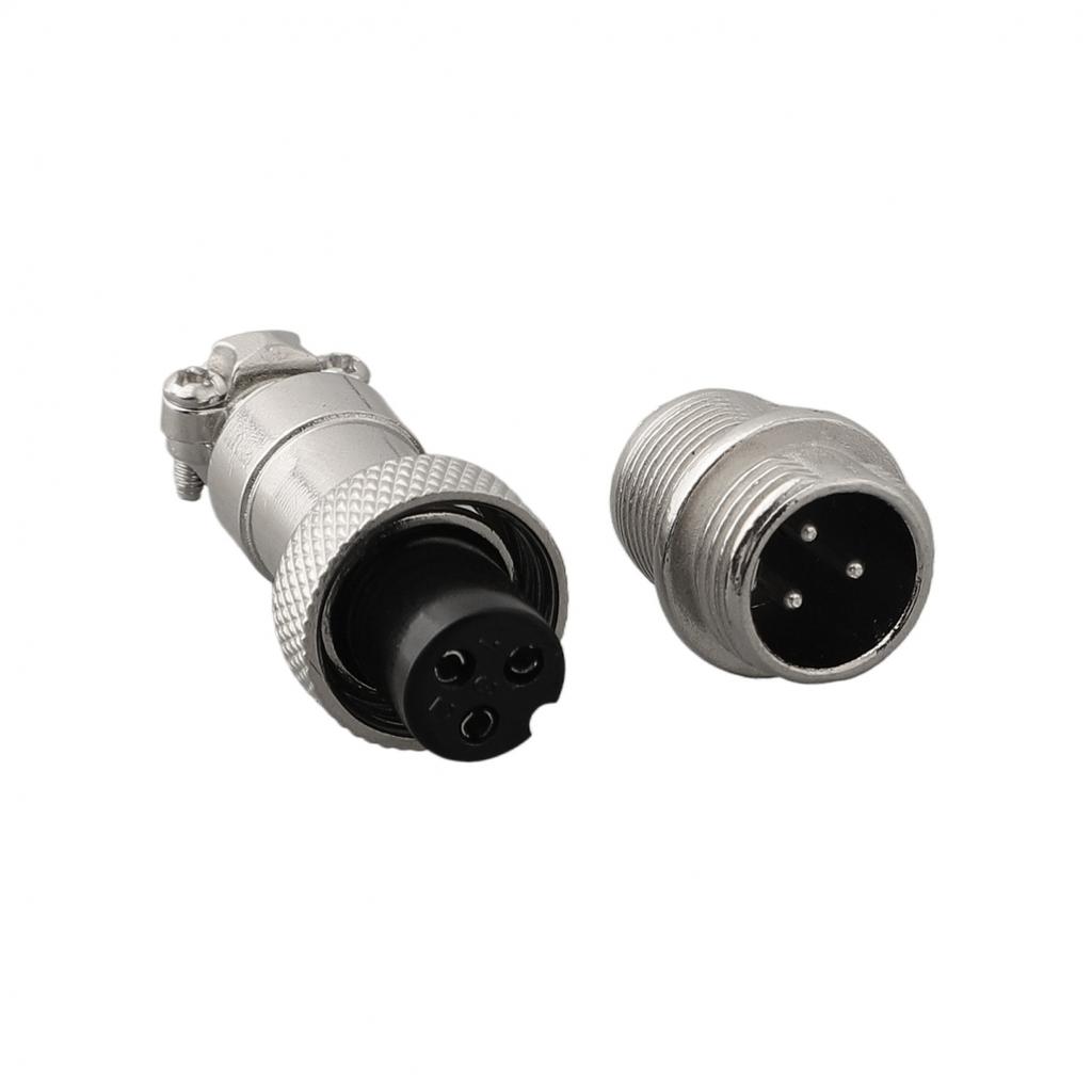 GX12 3-контактный разъем для подключения зарядного устройства аккумулятора ABS