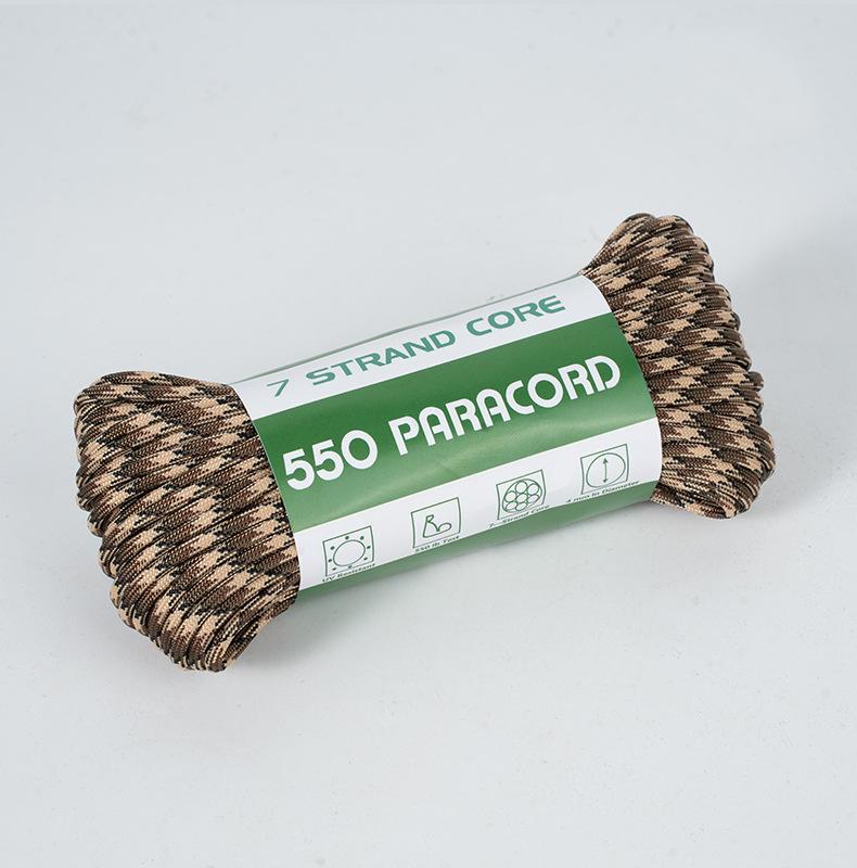4 мм 7-жильный сердечник 550 Полиэстер DIY Ручная работа Плетеная веревка для браслета Ювелирные изделия Сырье Брелок Подвеска для телефона Фурнитура Нейлоновая веревка
