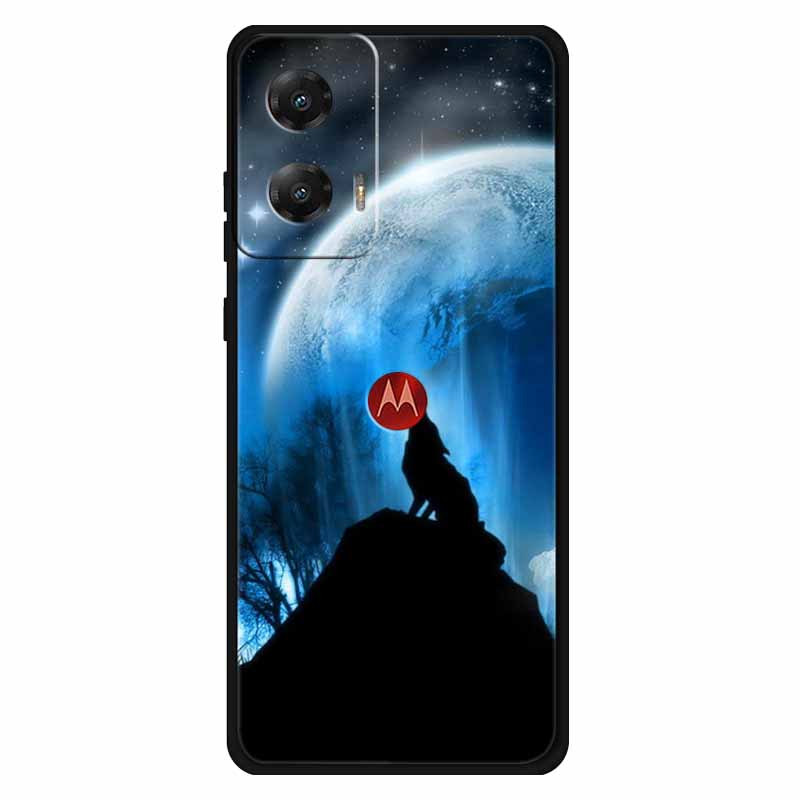 Мягкие силиконовые чехлы для телефона Для Moto G Stylus 5G 2024 Чехол Цветок Крутой Печатный Корпус Для Motorola MOTO G Stylus 5G 2023 Чехлы Кошка