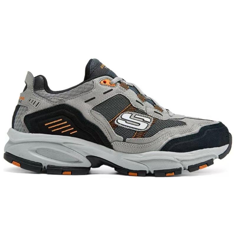 Skechers Vigor 2.0 Мужская износостойкая низкая уличная обувь Серо-оранжевая 237067W-GYOR