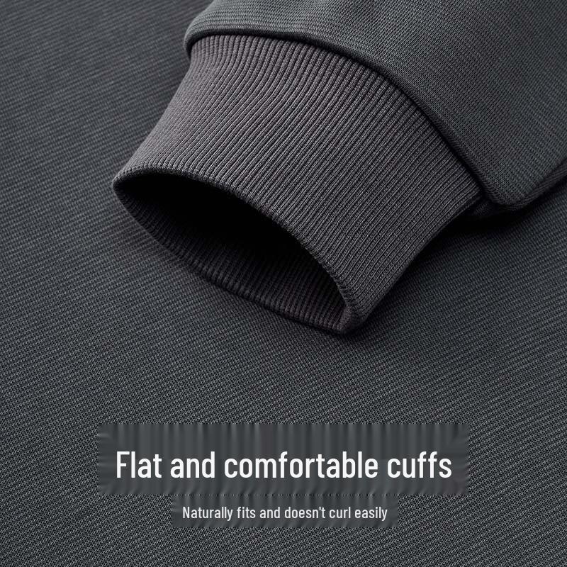 Septwolves Men's Antibacterial Fleece Crew Neck Sweatshirt