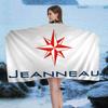 J-JEANNEAU-U Микрофибровое одеяло Быстросохнущие пляжные полотенца Большого размера с принтом Супервпитывающее полотенце-одеяло для бассейна