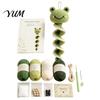 Polyester Yarn Crafting Set Crochet Garden Animal Spiral Hanging Kit, Beginner Friendly DIY Swing Nature Inspired Decor Butterfly Ladybug Hummingbird