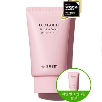 1+1 Эко Земля Розовый Солнцезащитный Крем (1 продукт 50 г + 1 подарок 50 г)_США