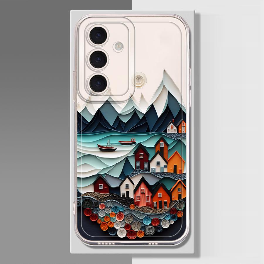 Чехол для Samsung Galaxy A54 A15 A14 A16 A52 A31 A25 A51 A33 A52 A55 A23 A34 A35 A26 A24 A56 A50 A36 A13 Чехол для телефона Летнее небо