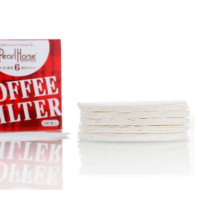 100 шт. круглых фильтровальных бумажных кофейников для кофеварок Moka Pot, фильтры для кофемашин № 3/№ 6