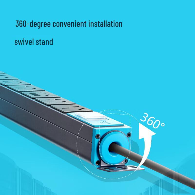 BULL GNE-108D 16A 8-Outlet PDU Power Strip