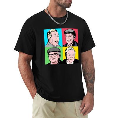 Still Game Шотландия Наклейки Футболка черная графическая футболка винтажная мужская высокая футболки