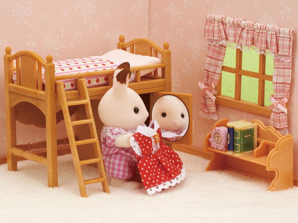 Sylvanian Families Furniture [Loft Bed] Ka-314 ST Mark Certified Toy Dollhouse for Ages 3 and Up, Sylvanian Families by Epoch