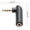 Headphone Splitter 90 Degree Right Angle Plug 3.5mm Angle Male To Female Adapter Stereo Accessories