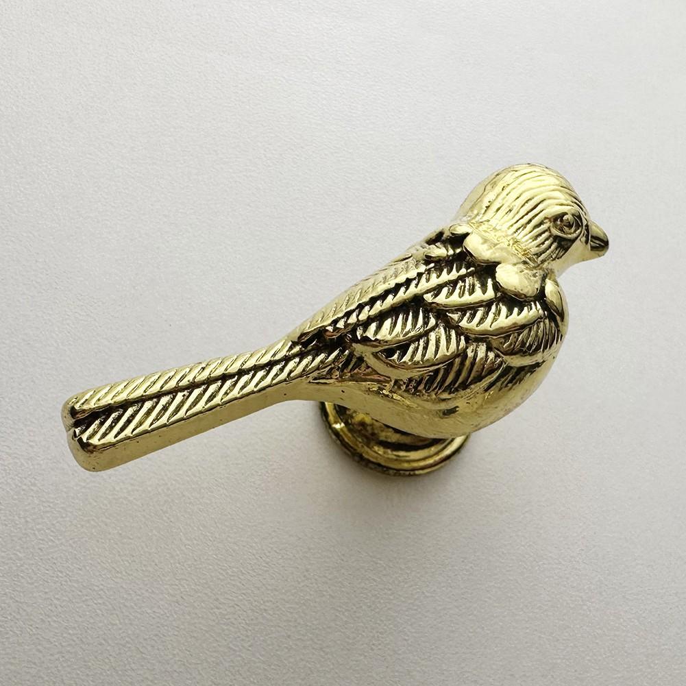 Bird Shaped Handle Drawer Pulls Zinc Alloy Knobs Everyday Use
