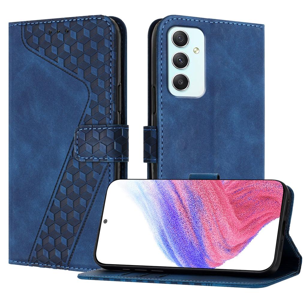 For Samsung Galaxy A35 5G Leather Case 7-Shaped Pattern Wallet Stand Shockproof Phone Cover