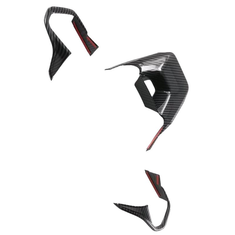 Carbon Fiber Style Steering Wheel Cover Trim For Lexus RX350 RX500h NX Car Accessories